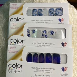 Color Street Nail Strips, Blues Bundle of 3